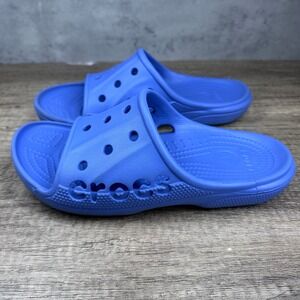 Crocs~Women's~Baya Purple Slide Sandals~Size 8